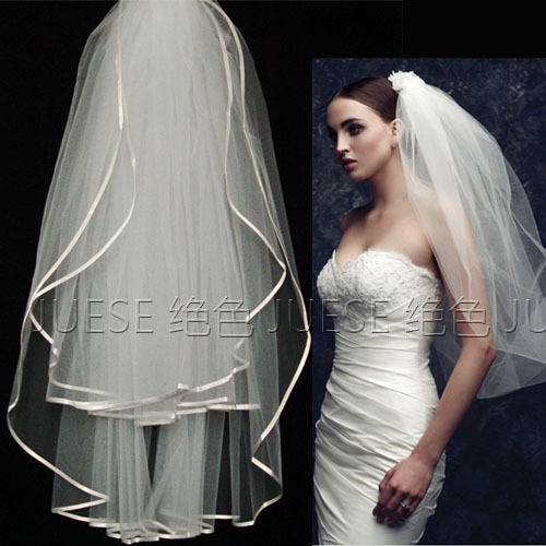 Bridal veil wedding accessories multi-layer veil