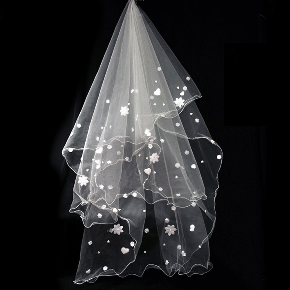 Bridal veil wedding dress 3 meters ultra long multi-layer veil wedding dress formal dress accessories