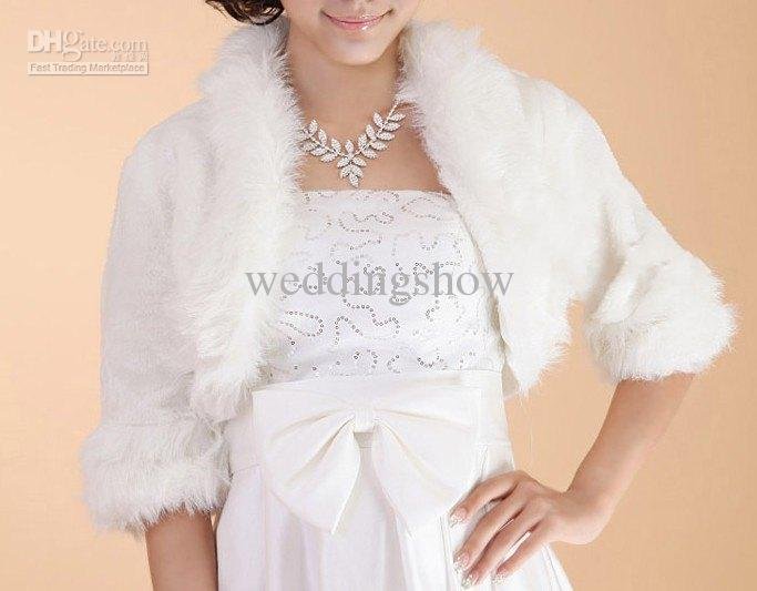 Bridal Wedding Dress Shawls Bridal Faux Fur Wrap Shawls