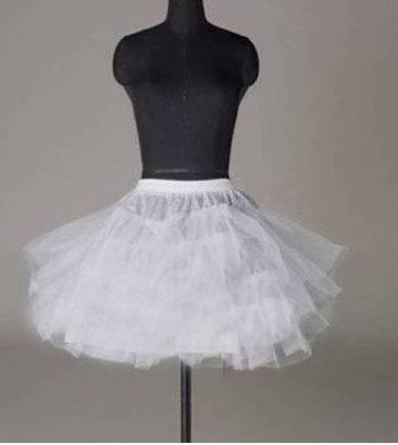 Bridal Wedding Petticoat Stock 3 Layer Short Skirt Underskirt