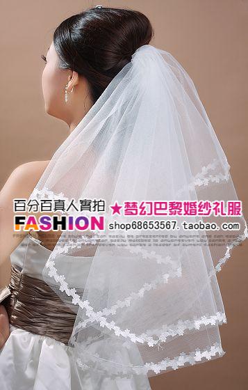 Bride 2012 wedding supplies wedding supplies laciness bride veil leaves veil 1.5 meters