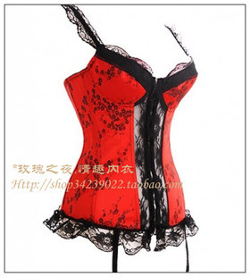 Bride corset underwear vintage body shaping underwear shoulder strap wire abdomen drawing body shaping underwear royal shapewear