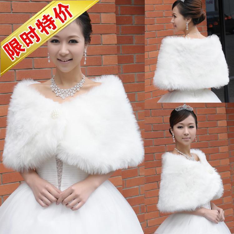 bride pearls wedding wrap pearl ball fur shawn cape for wedding
