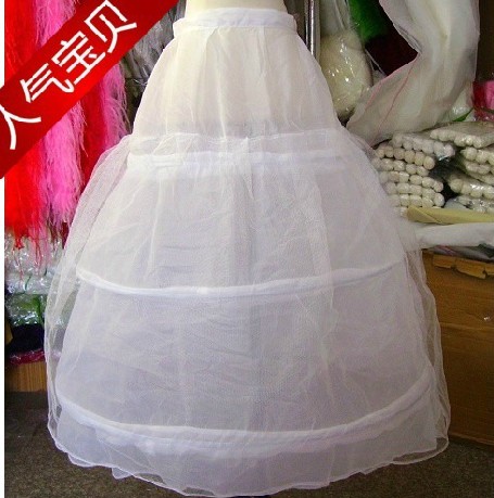 Bride wedding panniers skirt slip formal wedding dress accessories
