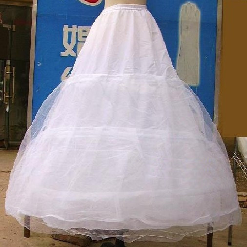 Bride wedding panniers skirt slip formal wedding dress accessories ring with net pannier