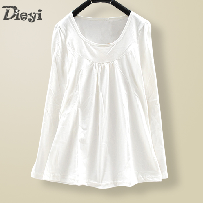 Brief all-match maternity t-shirt long-sleeve top basic shirt underwear maternity clothing spring and autumn