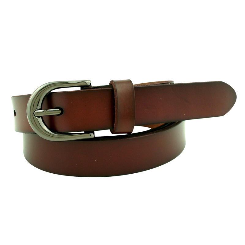 Brief all-match pin buckle genuine leather women's thin section belt cowhide women's strap