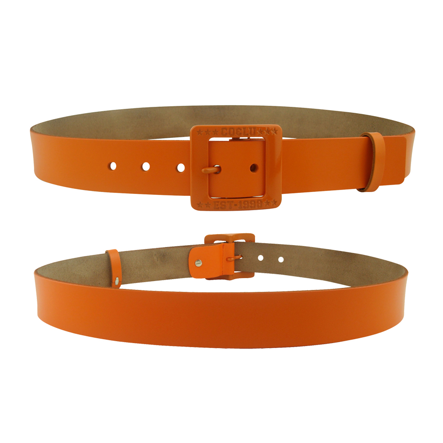 Brief all-match sweet genuine leather women's belt fashion women's strap candy color