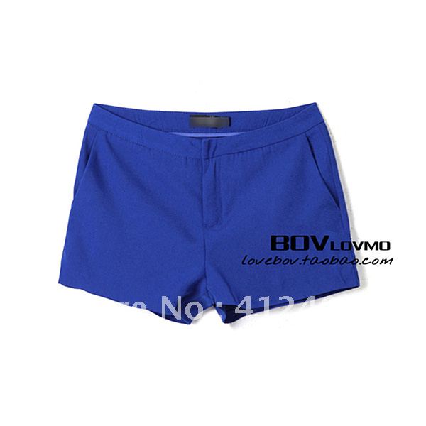Brief fashion candy color all-match women's shorts