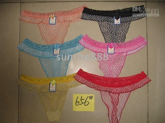 BRIEF G-string underwear thong only one size . fit most A656# 120pcs Multicolor WOMENS