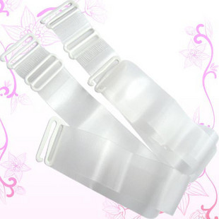 Broadened 1.5cm transparent shoulder strap invisible tape book
