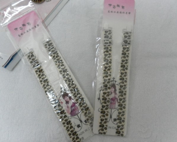 Broadened leopard print underwear belt pectoral girdle underwear belt shoulder strap halter-neck