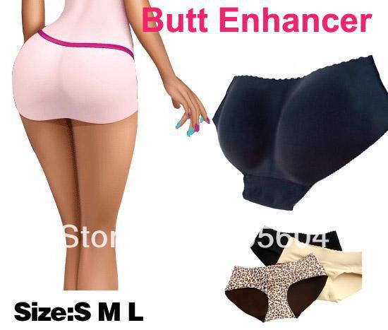 Butt Booster Enhancer Padded Panty Booty Black Beige Leopard Color Size S M L