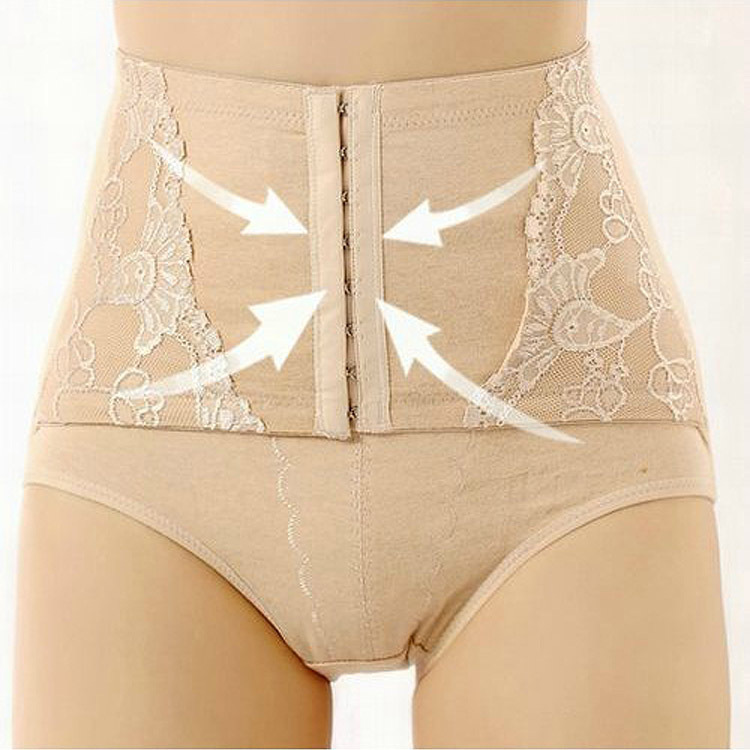 Butt-lifting reobtains panties female high waist belt plastic kummels abdomen drawing belt ultra high waist abdomen drawing
