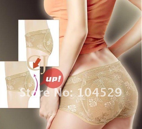 Buttock Pad Body Shaping Shorts Soft Sponge To Raise The Buttocks Women Panties Low Waist Hold Buttock Shape Panties 10pcs