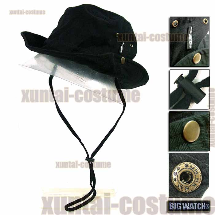 Bw 100% cotton fitted head cowboy hat bucket hats sunscreen hiking cap bcd