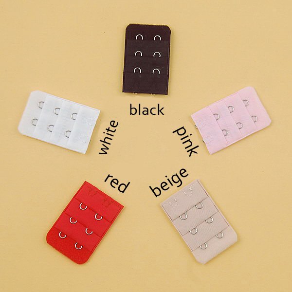 by DHL / EMS bra straps extender 2 hooks lingerie beige pink black white red from ajordancong