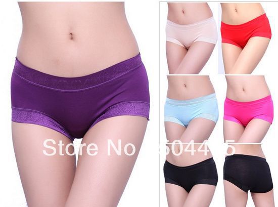 [C-413] High Quality Women's Underwear Briefs Woman's Modal Boxer Shorts Mix Order Free Shipping