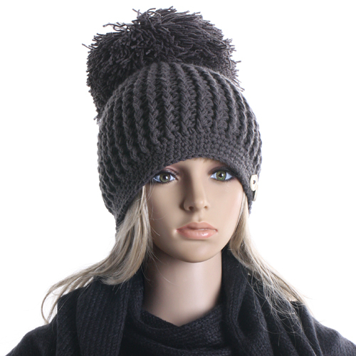 C&s 2012 autumn and winter thermal ultralarge sphere knitted hat h283