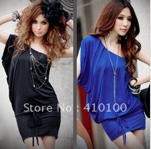 C025 free shipping wholesale new club fashion Women's Oblique single-shoulder dress skirt club fashion New