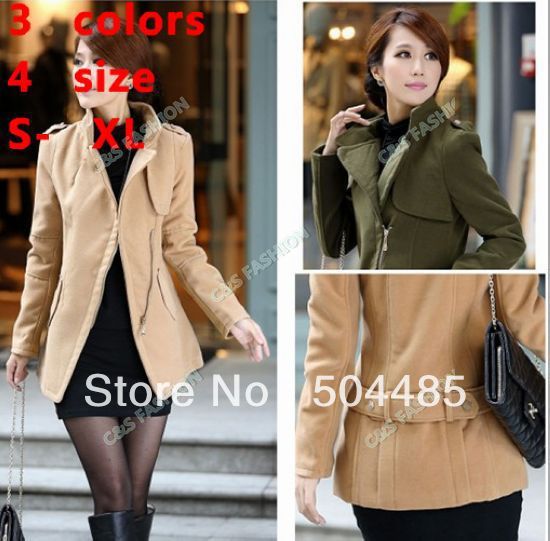 [C185] 2013 Women coat fashion overcoat/ Napoleon military uniform winter coat /jacket outerwear/Military style Jacket