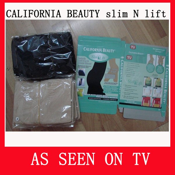 California Beauty Slim Lift/Slim N Lift/Slim Pants Body Shaper Beige and black High Quality