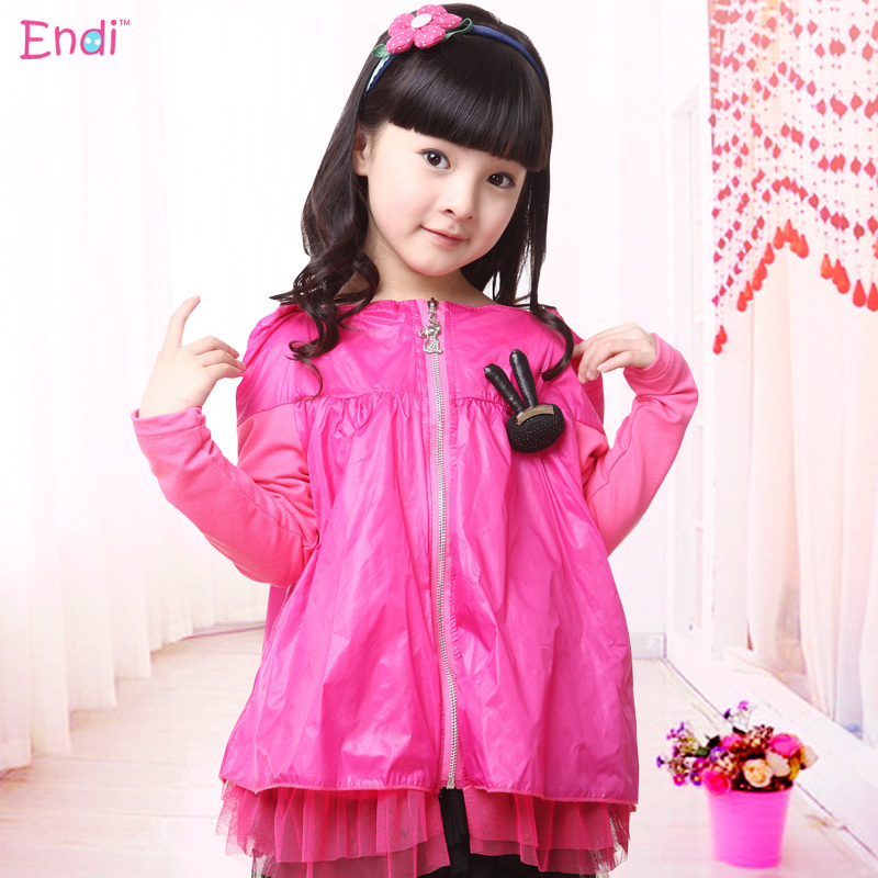 Calls hot-selling 2013 spring trench lace spring and autumn female child outerwear child outerwear child top