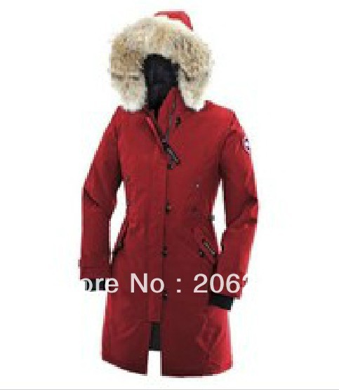 Canadian national brand Woman's Long down jacket Fashion x-fleece down jacket ,a variety of color