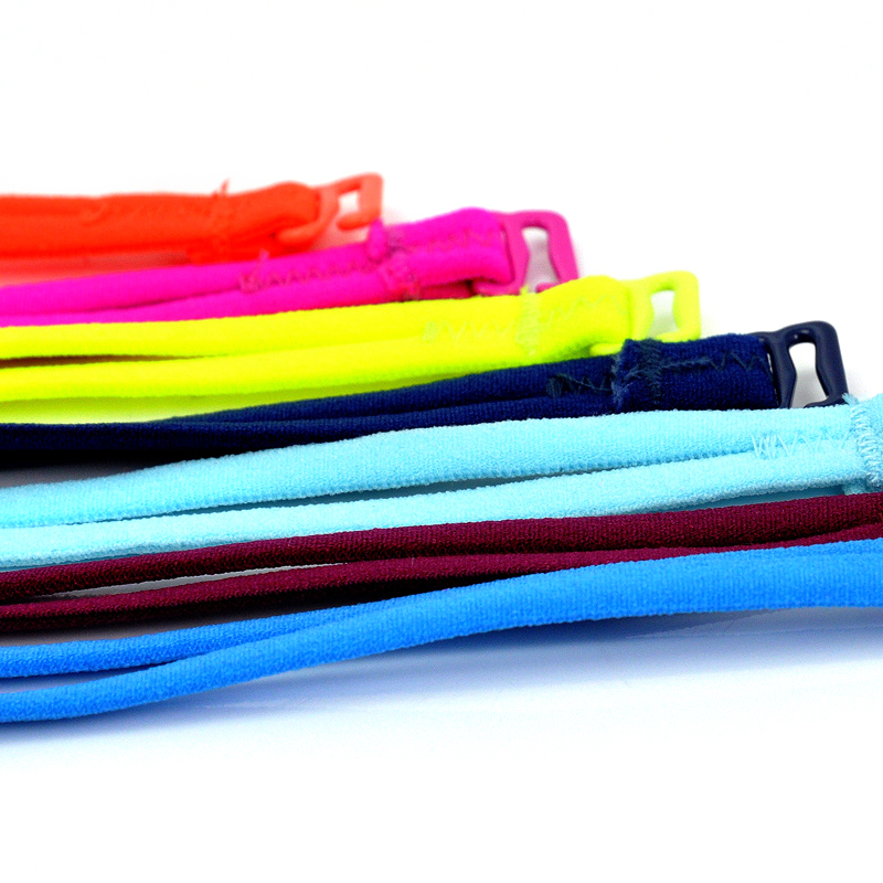 Candy color bra shoulder strap neon color underwear shoulder strap double-shoulder multicolour pectoral girdle cross belt