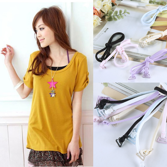 Candy color halter-neck shoulder strap underwear belt pectoral girdle individual c661