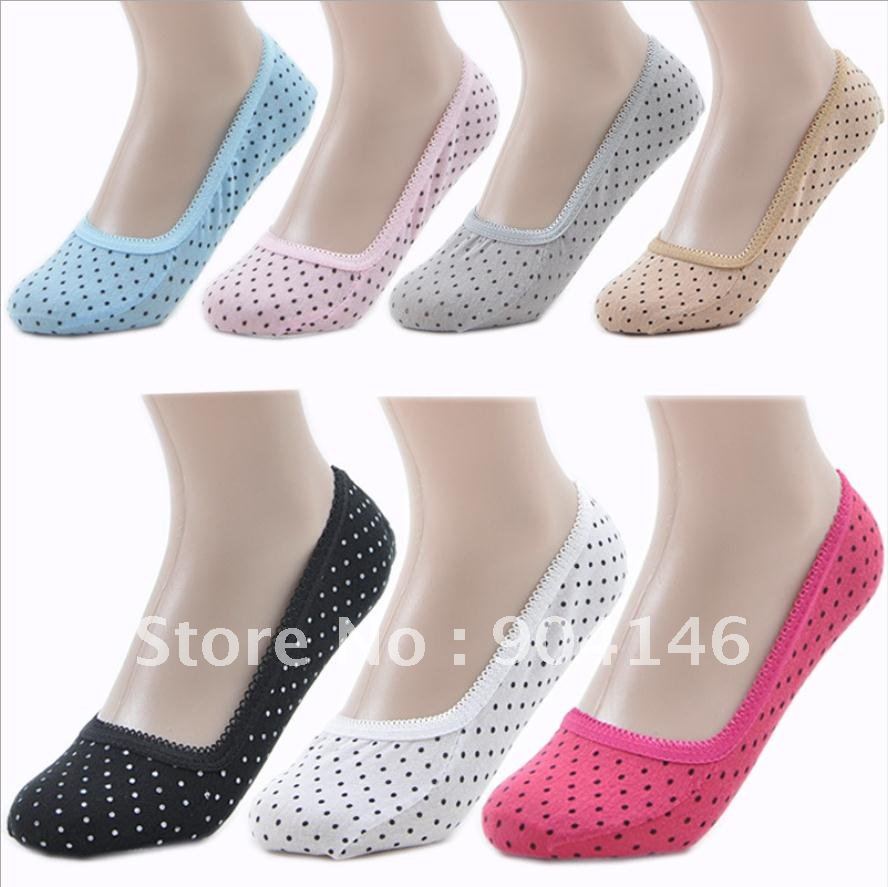 candy color lace women boat socks invisible cotton socks good quality