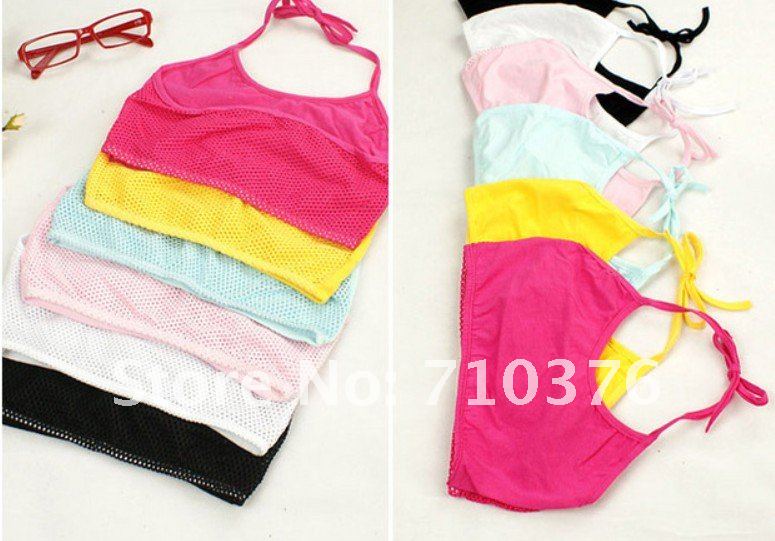 Candy colors half small vest, condole belt/lovely hang out their/wrapped my chest  200pcs