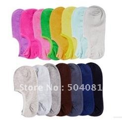 candy colors invisible socks Free shipping,ankle /floor mixed colors sox ship boat / low-cut socks