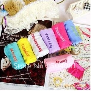 candy colors Week sox 7 days pure color female male sox ship boat socks For Men & Women Cotton Week Design Gift adults socks