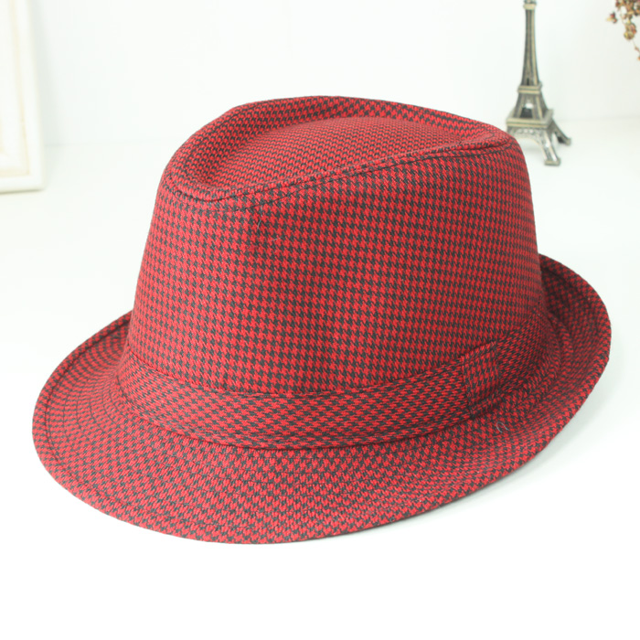 Cap female summer small fedoras stripe jazz hat fashion cap style cap