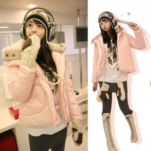 Cap short design all-match small cotton-padded jacket wadded jacket 8353 free shipping