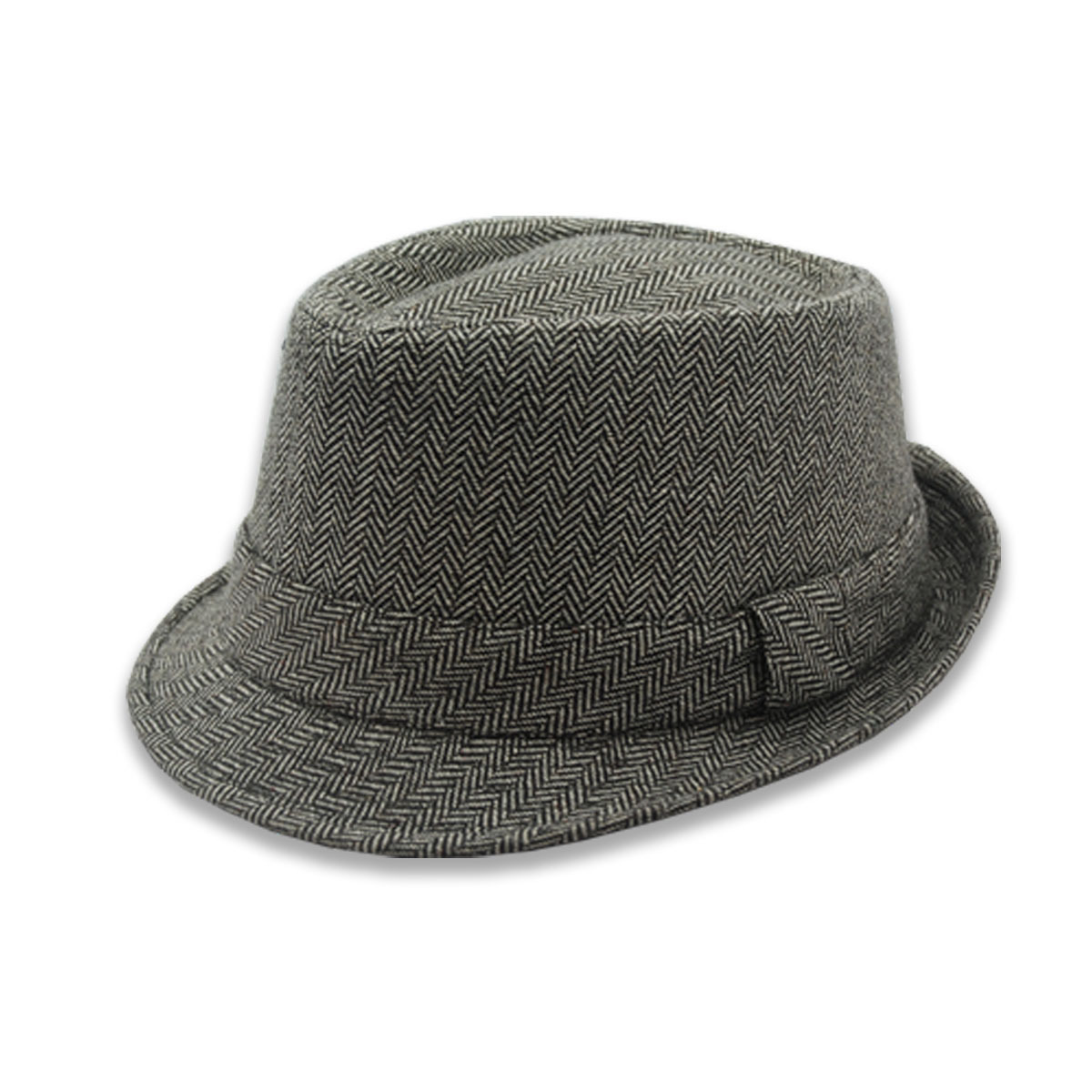 Captale card heather grey check jazz hat fashion hat male commercial