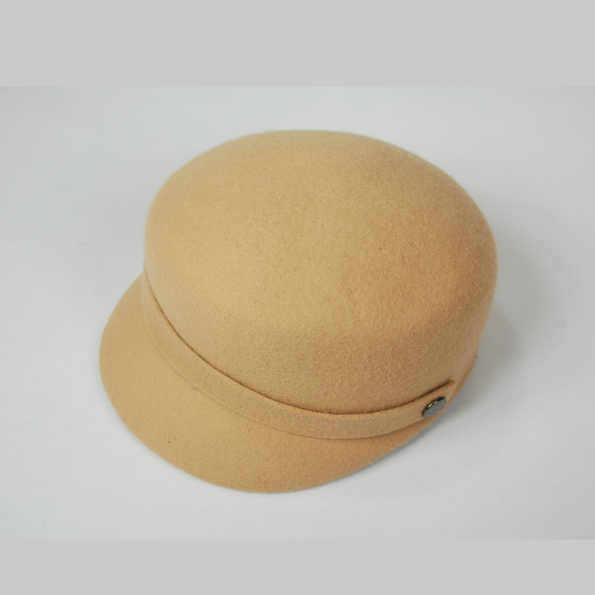 Captale card pure wool cute quality newsboy cap military hat billycan octagonal cap