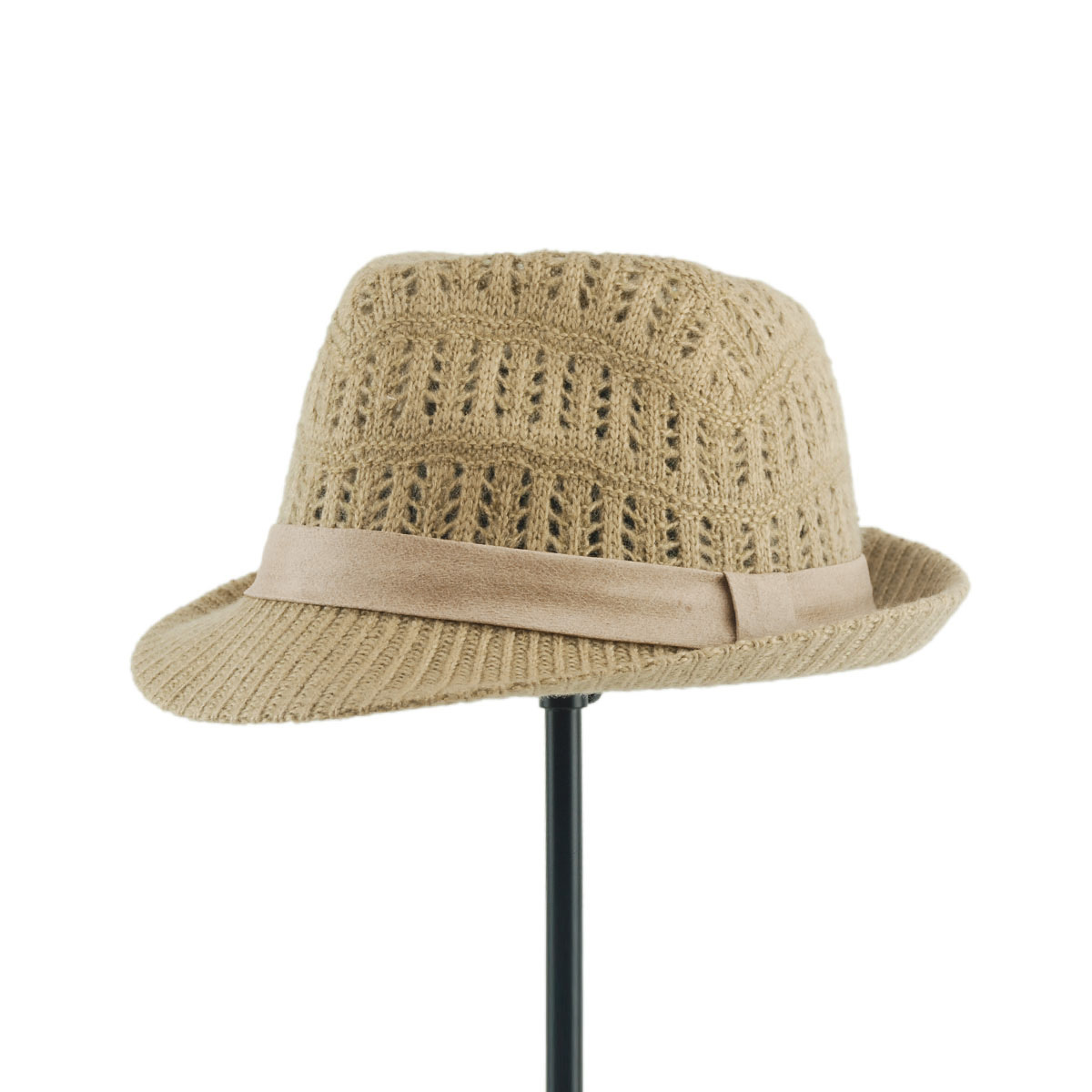 Captale hat autumn winter casual small fedoras cutout pattern