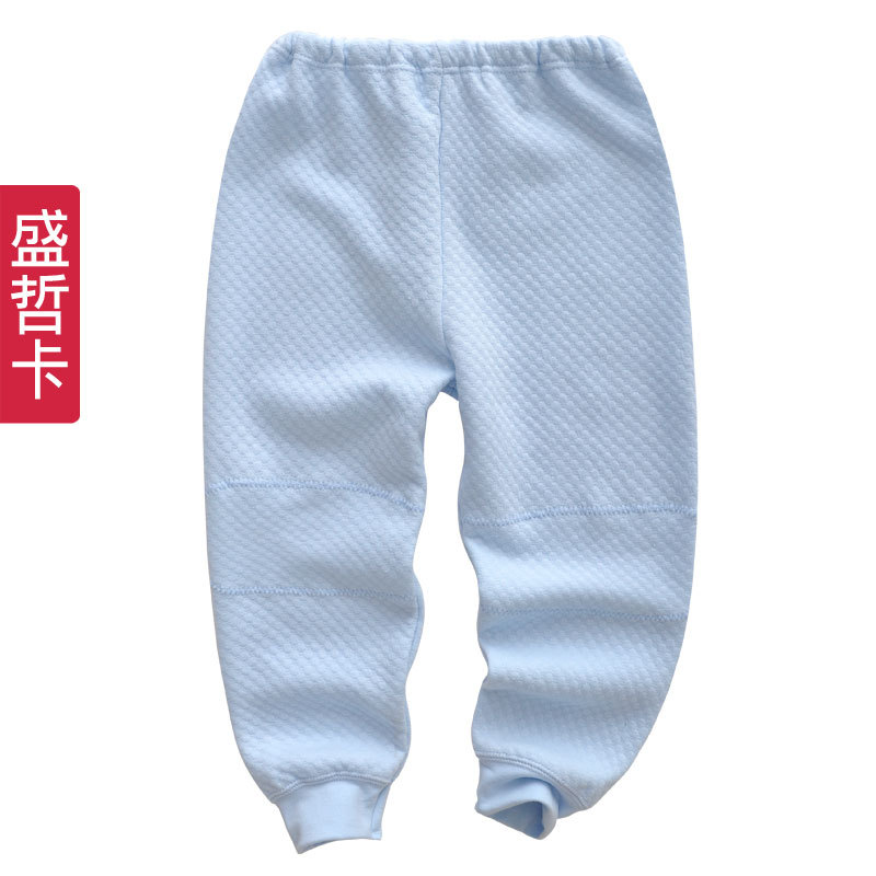 Card baby autumn and winter clothes baby heating thermal underwear baby trousers openable-crotch n1006