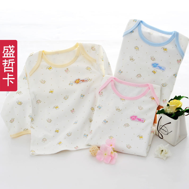 Card baby autumn clothes baby 100% cotton underwear envelope top winter basic m0613