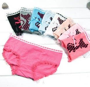 Carriage free cute and elegant cat with small PANTIES / cute / small cute and elegant rabbit multicolor