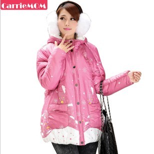 Carriemom maternity clothing autumn and winter maternity outerwear maternity top maternity wadded jacket