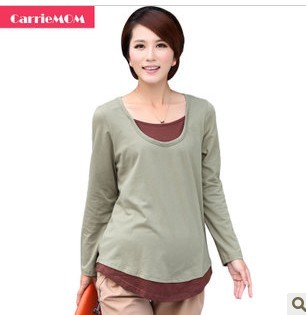 Carriemom maternity clothing autumn maternity top maternity t-shirt 4175c