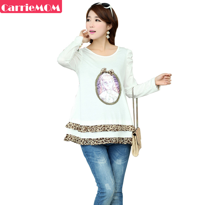 Carriemom maternity clothing spring fashion maternity spring and autumn fashion maternity top maternity sweatshirt
