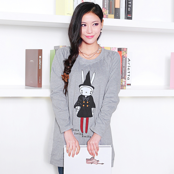 Carriemom maternity clothing spring maternity top fashion maternity basic shirt