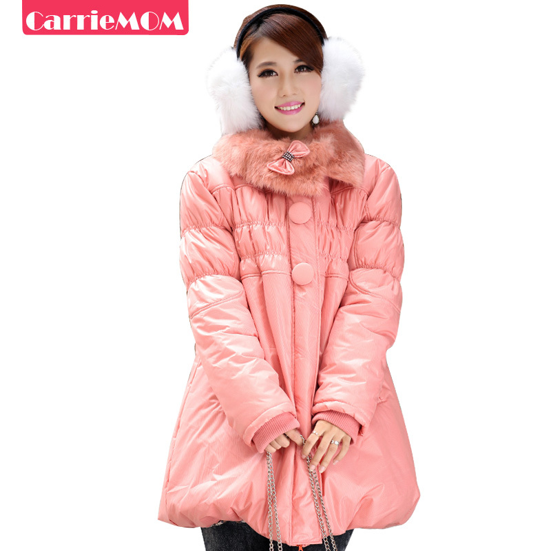Carriemom maternity clothing spring maternity top maternity thickening outerwear maternity wadded jacket
