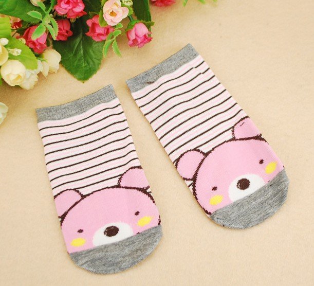 Cartoon Bear socks