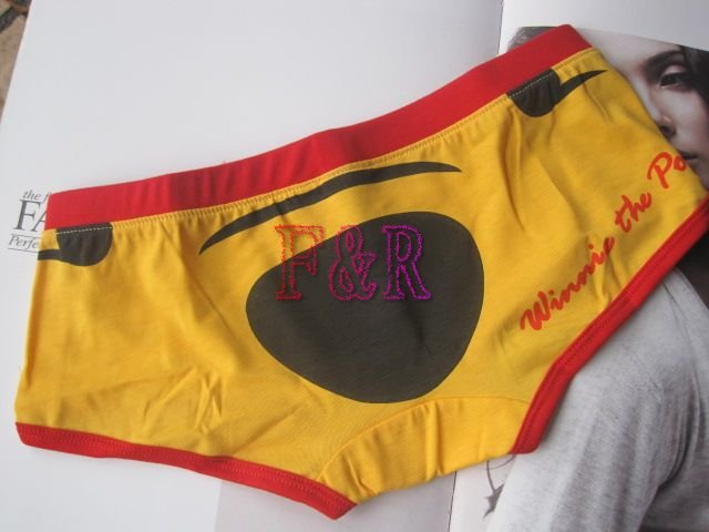 Cartoon Style Women Underwear,OEM Briefs,MOQ 100Pcs !