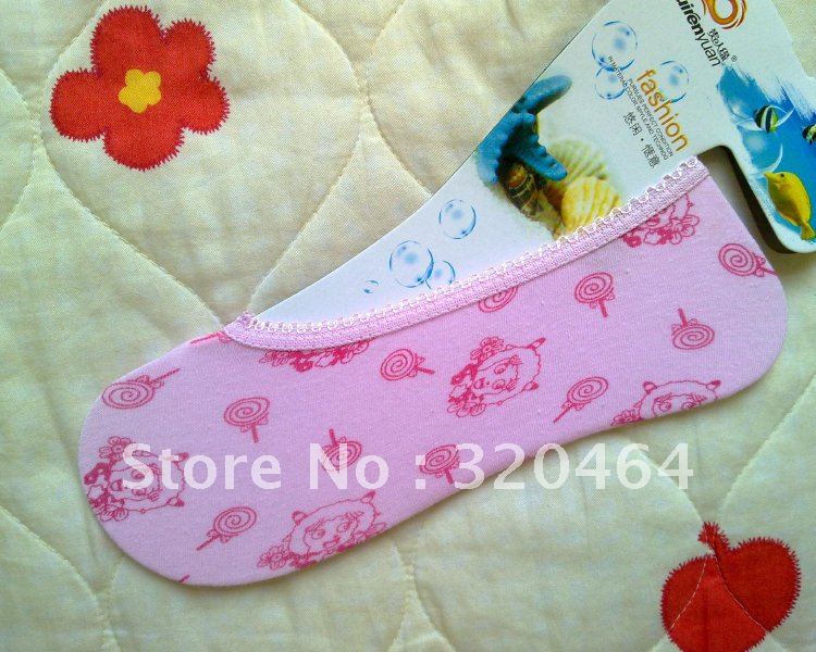 Cartoon women socks invisible socks 5 colors
